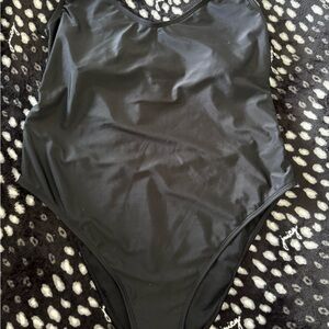 Black One-Piece Swimsuit